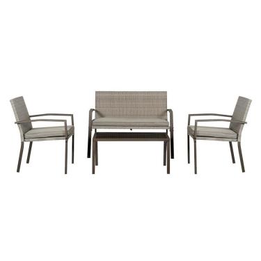 Imagem de Conjunto Vancouver 4 Peças Marrom Just Home Collection