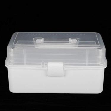 Imagem de Organizador de remédios, caixa de remédios, caixa de armazenamento de medicamentos de emergência armário de medicamentos organizador de viagem para casa para viagens (G)