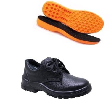 Imagem de SAPATO DE SEGURANÇA KADESH 1002PVC11 PVC COURO C.A 16569 + PALMILHA ANATÔMICA Tamanho:40