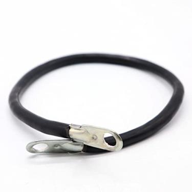 Imagem de Cabos de inversor de bateria calibre 5 AWG com 48 cm para Solar, RV, carro, barco, automóvel, marinho (preto)