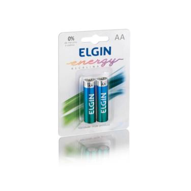 Imagem de Pilha alcalina elgin energy aa C/2 LR6 1.5V 82152