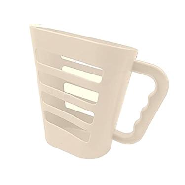 Imagem de Suporte Porta Leite Iogurte Saquinho 1 Litro Plástica Cozinha Branco - AMZ