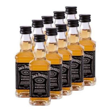 Imagem de Mini Garrafas Whisky 50ml ( Jack Daniel's - 10 Unidades)