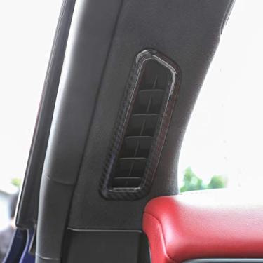 Imagem de JIERS Para Maserati Levante 2016-2018, acessórios de carro com acabamento de moldura de saída de coluna adesivo de carro