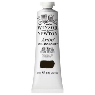 Imagem de Winsor & Newton Cor de óleo para artistas, tubo de 37 ml (35,4 g), preto