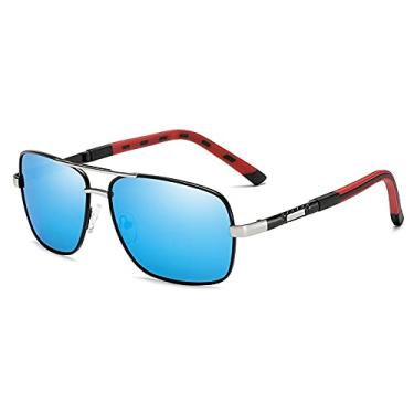 Imagem de Óculos de Sol Vinkin Polarizado e Proteção UV400 Masculino (Azul)