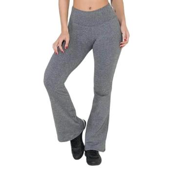 Imagem de Calça Flare Feminina Boca De Sino Bailarina Cintura Alta-Feminino