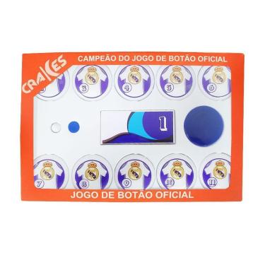 Imagem de JOGO DE BOTÃO JUCRAKE ACRILICO - AZUL/BCO UN-Unissex