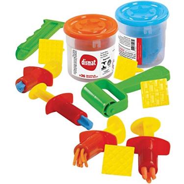 Imagem de Mk301 Massa Para Modelar Criativa Box Masinha 16 Peças Dismat