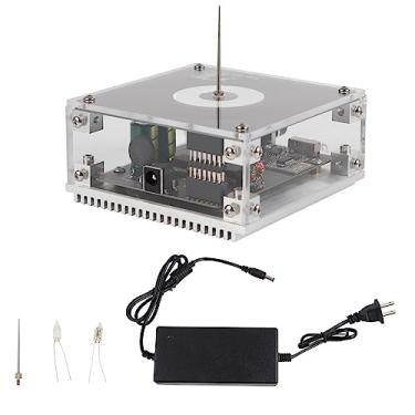 Imagem de Bluetooth Music Coil Arc, transmissão sem fio sensível ao toque, alto-falante de plasma preto com luz para presentes de ensino, brinquedo modelo de mesa de experimentos