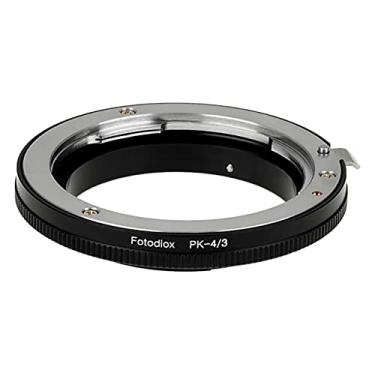Imagem de Adaptador de montagem de lente Fotodiox - Lente SLR de montagem Pentax K (PK) para Olympus 4/3 (OM4/3 ou 4/3) Adaptador de montagem de câmera sem espelho para montagem de corpo de câmera sem espelho Olympus 4/3 (OM4/3 ou 4/3)