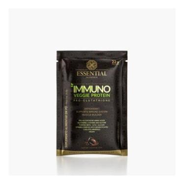 Imagem de Immuno Veggie Protein Pro Glutathione Cacao 36G Sachê - Essential Nutr