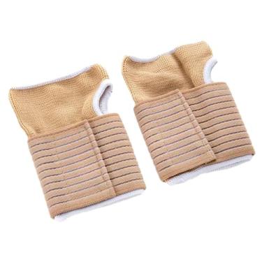 Imagem de Fancyes Cinta de pulso manga suporte de mão cinta confortável luvas de compressão para boliche caminhadas fitness levantamento de peso das mulheres dos homens