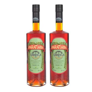 Imagem de Kit 2 Cachaças Gabriela Cravo E Canela Paratiana 700 ml Artesanal Premium Premiada Paraty Destilada Presente Jorge Amado Natal Drink Pinga