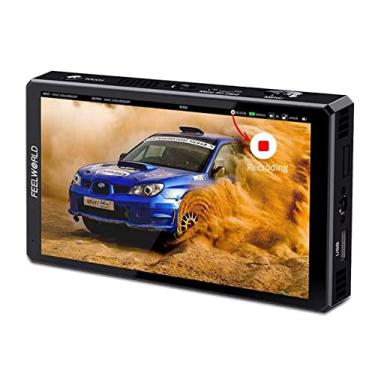 Imagem de FEELWORLD Monitor de gravação CUT6S 6 polegadas com HDR 3D LUT Waveform 1920 x 1080 pixels, monitor de tela sensível ao toque USB 2.0, gravador FHD IPS 4K HDMI SDI