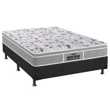 Imagem de  Cama Box Casal: Colchão Ortopédico Probel D45/EP Anatômico Guarda Costas Próextreme Plus + Base CRC Suede Gray(138x188)