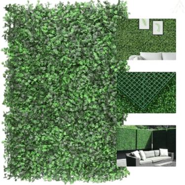 Imagem de Kit Placas Planta Artificial Muro Inglês Jardim Vertical Buchinho 10 peças Cobre Parede de 2,4m²