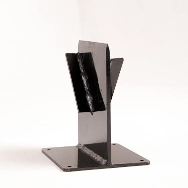 Imagem de Hi Flame Divisor de lenha para fogão a lenha lareira e fogueira cunha de divisão de madeira cunha divisor manual de toras (Preto)