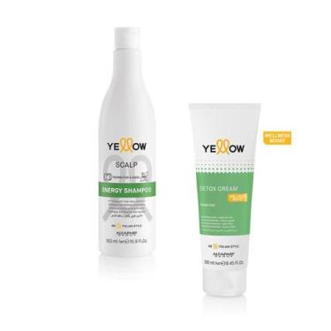 Imagem de Kit Shampoo Yellow Scalp Energy E Yellow Scalp Detox Cream
