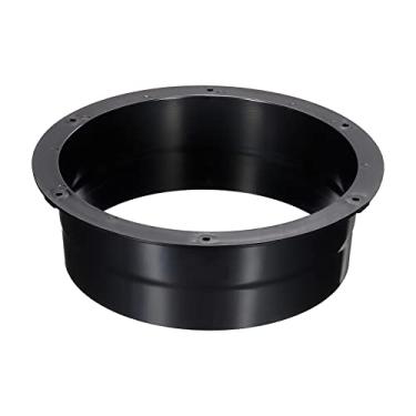 Imagem de PATIKIL Flange do conector do duto de 20 cm, flange da mangueira de escape, duto de ar redondo ABS para sistema de ventilação de resfriamento de aquecimento