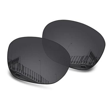 Imagem de Well-aimed Lentes de substituição compatíveis com óculos de sol Oakley Garage Rock OO9175 - preto polarizado