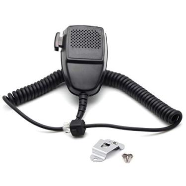 Imagem de Kymate Hmn3596a PMMN4090 Alto-falante portátil com suporte de microfone para rádio móvel Motorola EM200 EM400 GM360 SM50 Cdm1250 Cdm750 Gm300 Gm950 M1225 M200 M400 Mcx600 Sm120 Microfone de 8 pinos Hmn3413 Rj45