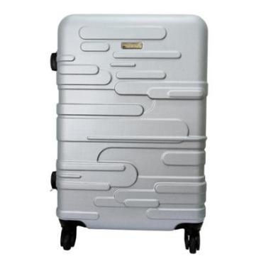 Imagem de Mala De Bordo Para Viagem Grande Fuseco ABS Detalhe Alto Relevo 0036-Unissex