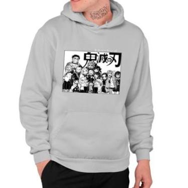 Imagem de Moletom Estilo Canguru Unissex Demon Slayer Personagens-Unissex