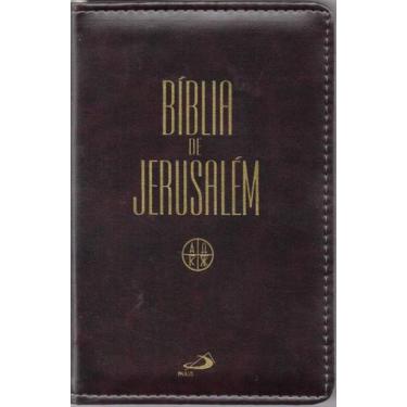 Imagem de Biblia Jerusalem Media Ziper Com Indice - Paulus