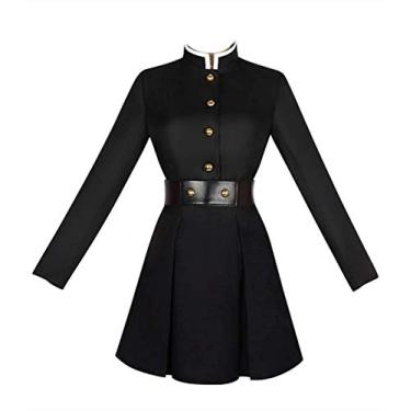 Imagem de Jutsu Kasen Kugisaki Nobara fantasia cosplay fantasia preta uniforme escolar fantasia de Halloween conjunto completo, Fantasias, Female XS
