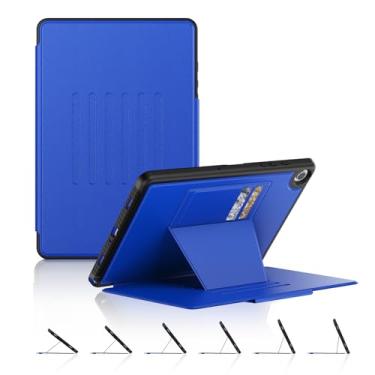 Imagem de BLOSOMEET Capa para Samsung Galaxy Tab A9 Plus 27.9 cm SM-X210/X216/X218 2023 - protetora, com suporte para caneta, compartimento para cartão, suporte magnético, capa inteligente para