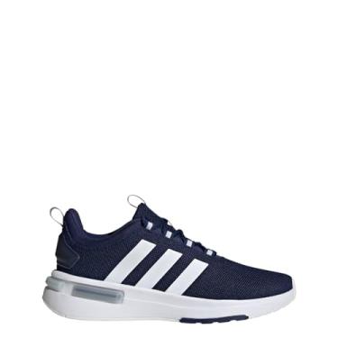 Imagem de adidas Racer Tr23 masculino, Azul escuro/Calçado Branco/Halo Silver, 7.5