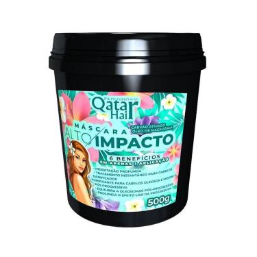 Imagem de Máscara Alto Impacto Qatar Hair Carvão Ativado Top 500Gr