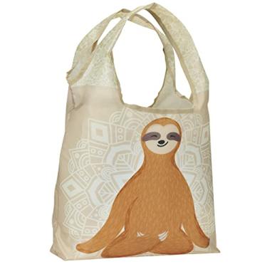 Imagem de O-WITZ Sacolas de compras reutilizáveis | Sacola sacola vibrante para compras, academia, equipamentos de praia, brinquedos e mais | Design lavável com alças grandes para máxima conveniência | Dobra em uma pequena bolsa, ioga preguiça