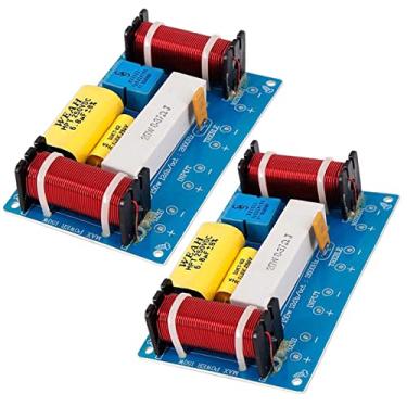 Imagem de DriSentri 2 peças de alto-falante de 120 W, divisor de frequência de áudio de 3 vias, 3 unidades de filtros cruzados para alto-falantes