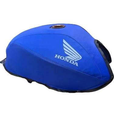 Imagem de Capa De Tanque Moto Cg 160 Start 2016 Ate 2024 Vermelha/Azul/Preta/Cin