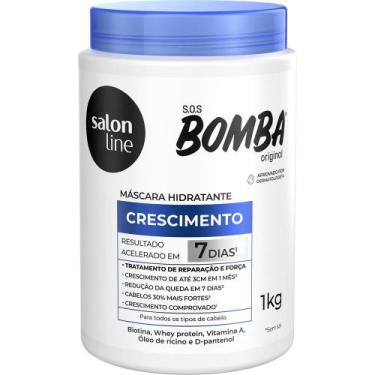Imagem de Máscara Capilar Hidratante Salon Line SOS Bomba Vitaminas 1kg