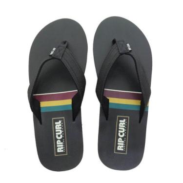 Imagem de Chinelo Rip Curl Ripper Black Green, 37/38, Preto verde