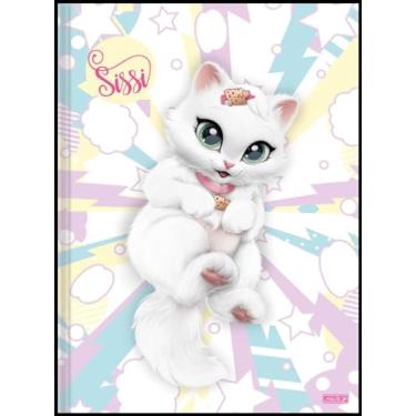 Imagem de Caderno Brochura Animativa, Capa Dura, Sissi, 48 Folhas, Pacote com 10