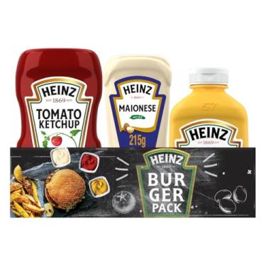 Imagem de Heinz Pack Hamburguer Ketchup 397G + Maionese 215G + Mostarda 255gG