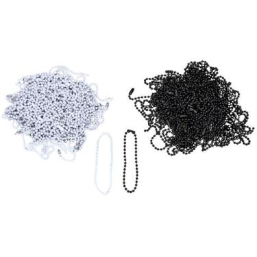 Imagem de 1000 Corrente De Bolinha 2,5mm Com Canoa 12cm Tag Chaveiro - RUSSO ART