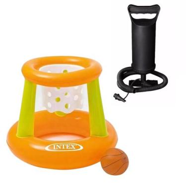 Imagem de Cesta inflável de basquete flutuante piscina infantil bola - INTEX, La