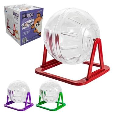 Imagem de Globo de Exercicio para Hamster com Suporte Jel Plast