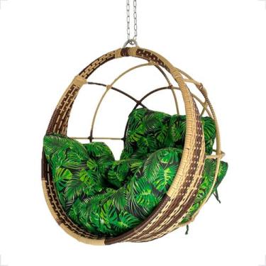 Imagem de Cadeira Suspensa Balanço Ninho Ômega Jardim Gourmet Alumínio Teto - Fe