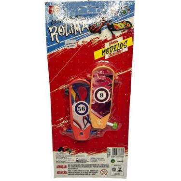 Imagem de Mini Toys Carrinho de Rolimã de Dedo Cartela com 2 Unidades