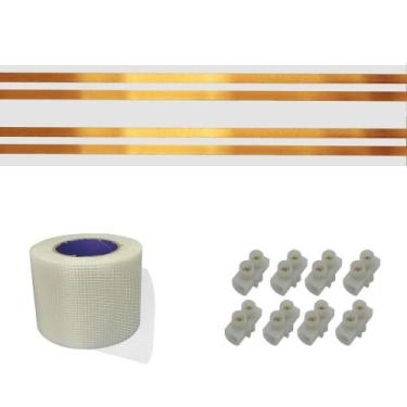 Imagem de Kit Eletrofita 4 Pistas 1 Metro 750V 10A - Eletrofitas