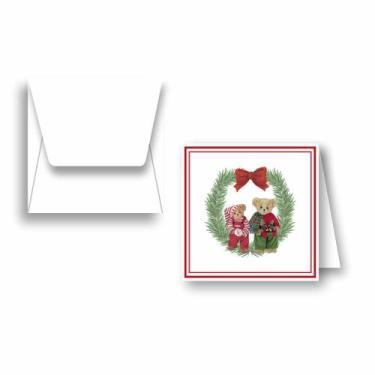 Imagem de Cartão Presente de Natal Família Urso para Irmãos - Artegrafix