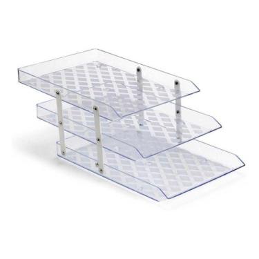 Imagem de Caixa Correspondência Articulável Tripla Cristal - Waleu
