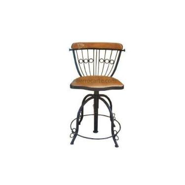 Imagem de Banqueta Bistrô II Regulável e Giratória - Cód 815 - Barrocarte