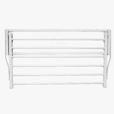 Imagem de Varal de parede max plus 60cm com 8 varetas em alumínio - Varais Store